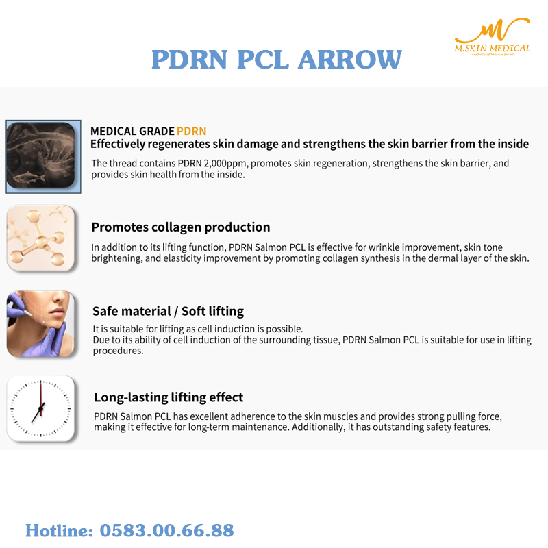 Công dụng của chi KETRIS PDRN PCL Arrow